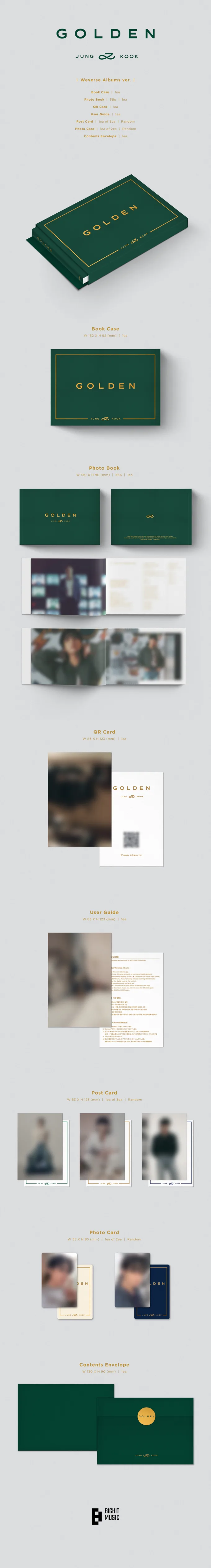 JUNGKOOK (BTS) - Golden (Weverse ver.)