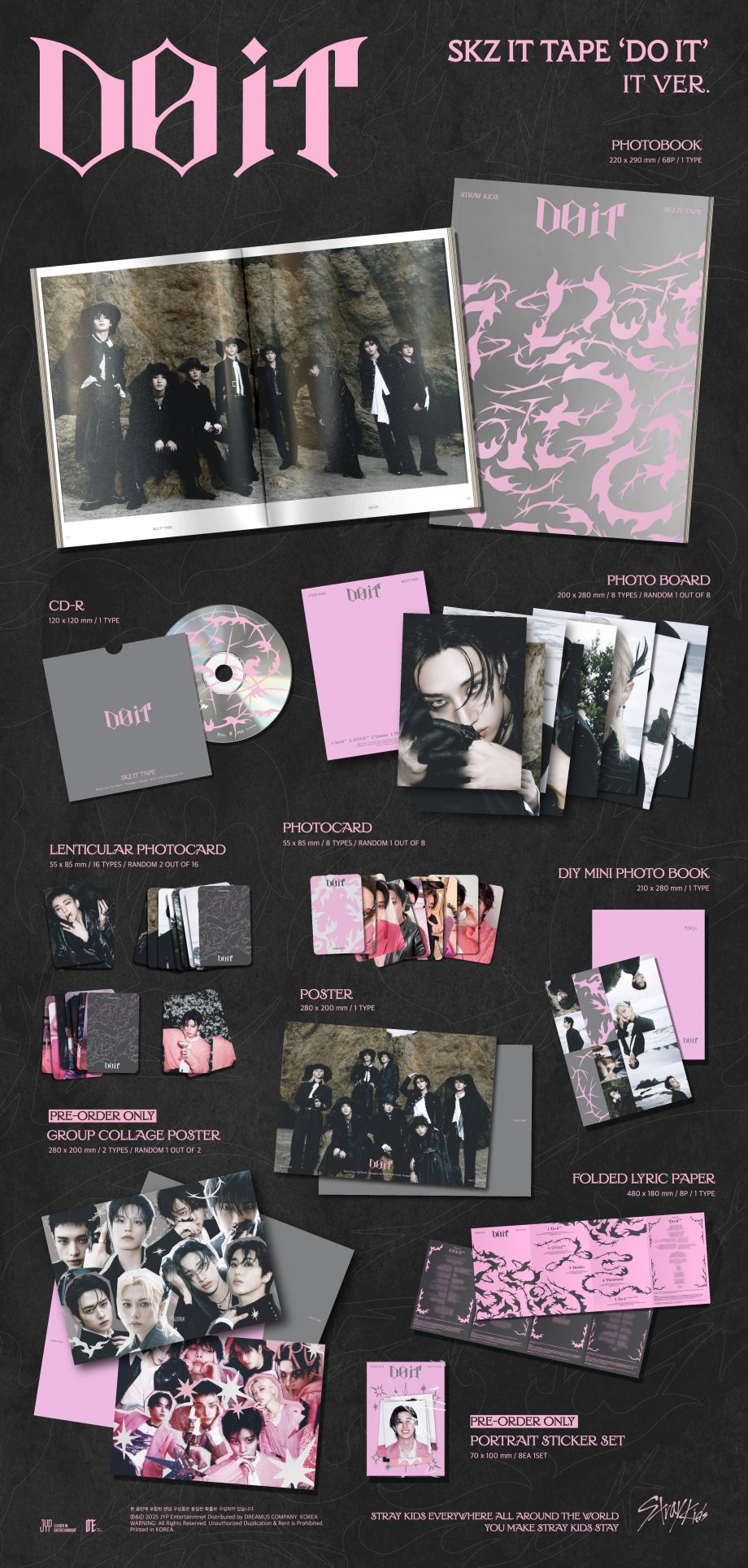 album stray kids skz it tape do it it ver